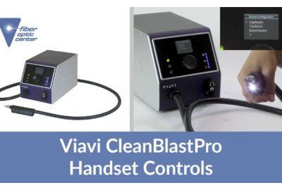 VIDÉO: VIAVI CleanBlastPro Fiber Nettaiteur Système - Contrôles du combiné