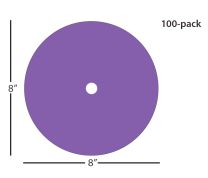 Ångströmlap® Disque de film de rodage d&#39;oxyde d&#39;aluminium - 8 pouces 30 µm (micron), trou
