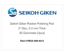 Tampon de polissage en caoutchouc Seikoh Giken - Disque 5 &quot;, 5,0 mm d&#39;épaisseur, 95 Duromètre (3pcs)