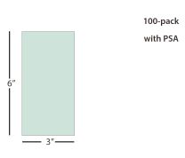 Ångströmlap® Calcucine Alumine Lapping Film Fild - 3 x 6 pouces 0,3 µm (micron), PSA