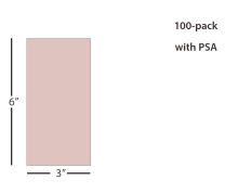 Ångströmlap® Sheet de film de rodage d&#39;oxyde d&#39;aluminium - 3 x 6 pouces 1 µm (micron), PSA
